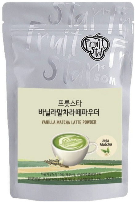 프룻스타 바닐라 말차 라떼 파우더, 1개, 1개입, 500g