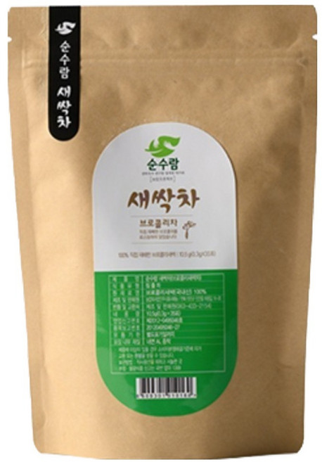 순수람 브로콜리 새싹차, 1개, 35개입, 300mg