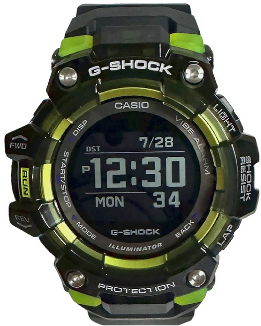 CASIO 卡西歐 G-SHOCK 藍芽連線多功能運動錶 GBD-100SM-1DR