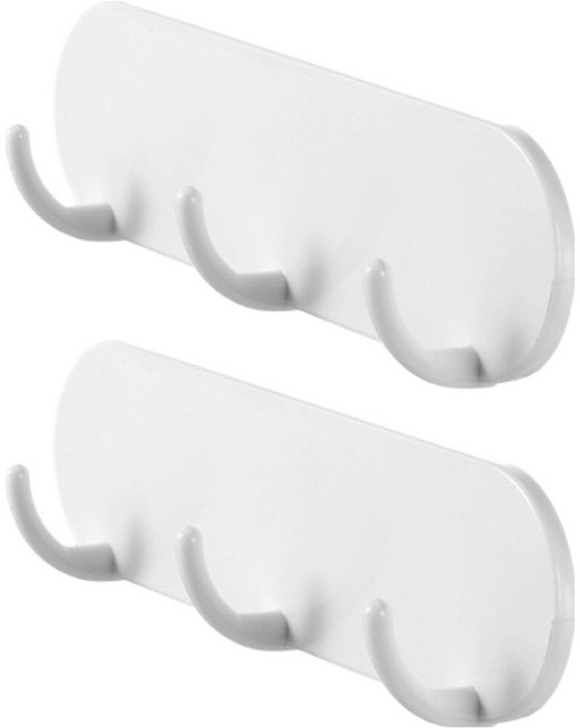 몽구밍 냉장고 자석 후크걸이, 화이트, 2개