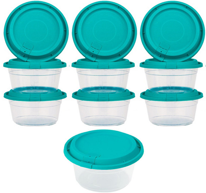 키텐실 스팀락 냉동밥 전자레인지 내열 스팀홀 다회용 보관용기, 10개, 350ml