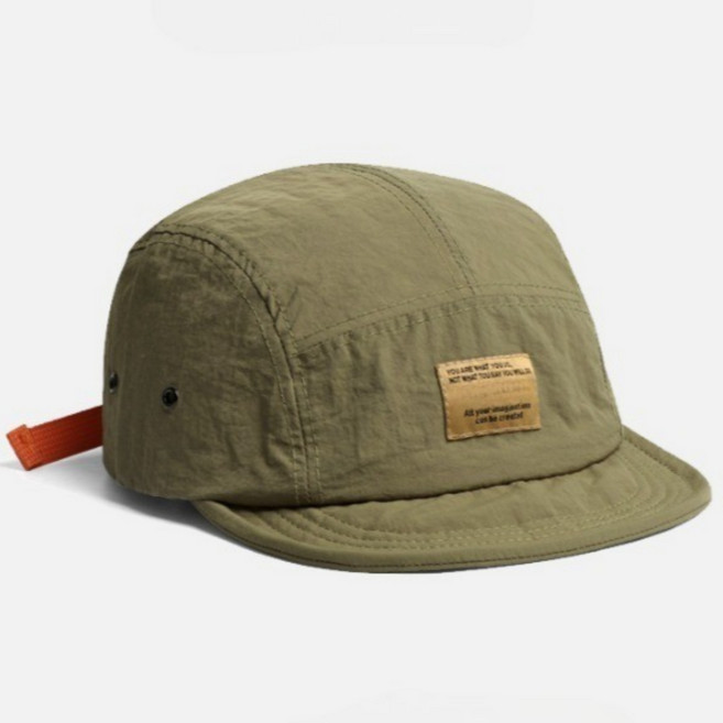 굿굿샵 남성용 대두 여름용 러닝 숏챙모자, 카키, 1개