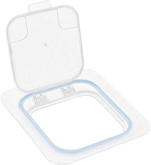 리빙메이트국산PC밧드이지카바플립뚜껑1/6일반형, 1개, 단품