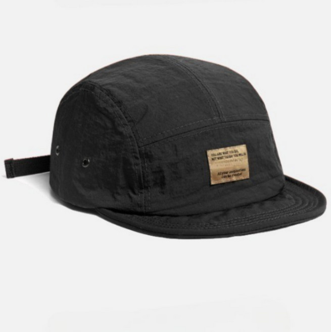 굿굿샵 남성용 대두 여름용 러닝 숏챙모자, 블랙, 1개