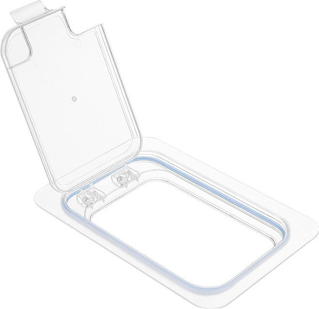 리빙메이트국산PC밧드이지카바플립뚜껑1/4노칭형, 단품, 1개