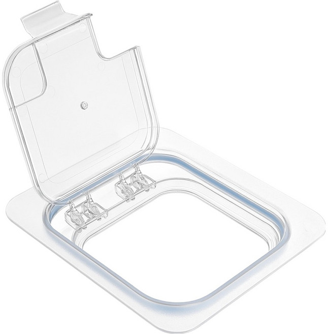 리빙메이트 국산 PC 밧드 이지카바 플립 뚜껑 1/6 노칭형, 단품, 1개