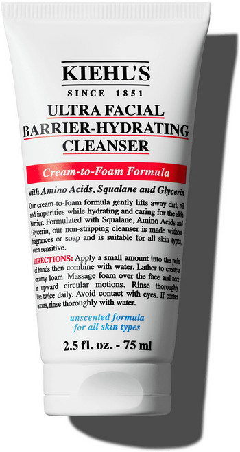 키엘 울트라 훼이셜 베리어 하이드레이팅 클렌저, 75ml, 1개