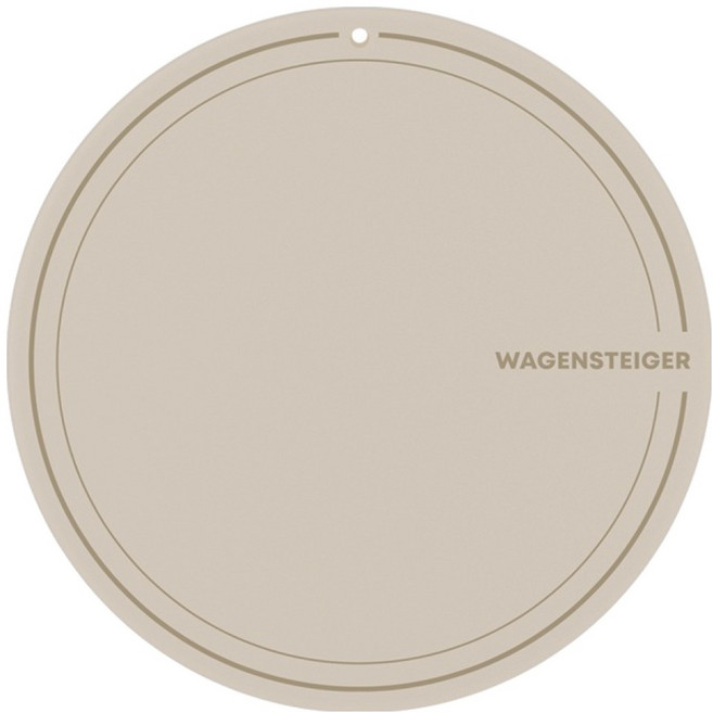 바겐슈타이거 플레티넘 실리콘 인덕션 보호 매트 원형, 크림, 1개