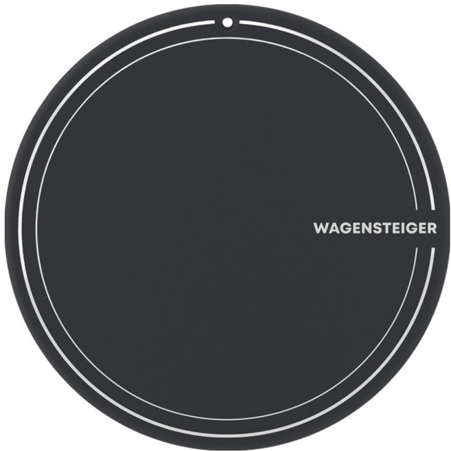 바겐슈타이거 플레티넘 실리콘 인덕션 보호 매트 원형, 차콜, 1개