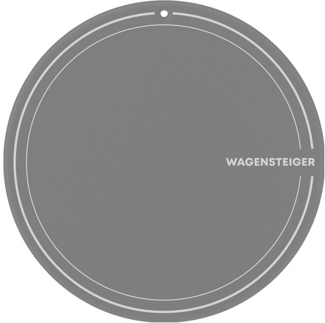 바겐슈타이거 플레티넘 실리콘 인덕션 보호 매트 원형, 라이트그레이, 1개