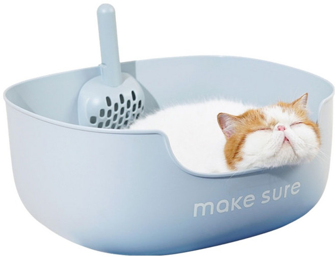 레드퍼피 고양이 로딘 토일렛, 베이비블루, 1개