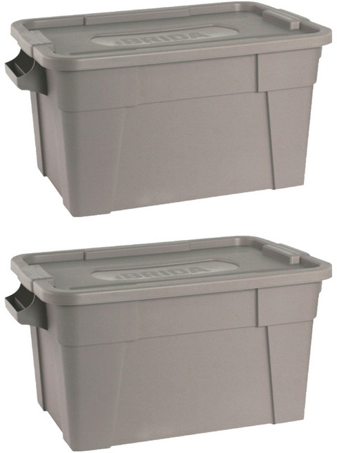 홈즈코리아 브리다 튼튼한 대용량 보관 리빙박스, 세피아, 2개