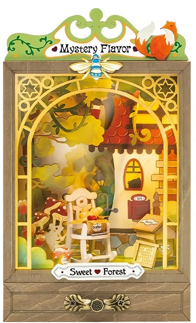 Rolife 若來 ROB秘密花園 劇場組裝小屋 蜜罐之森 DS026, 1個