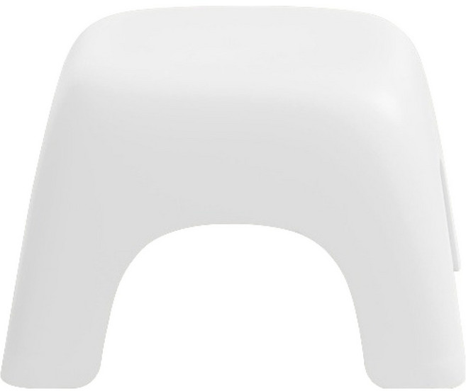 라라하우스 소프트 컬러 미니 스툴 의자 플라스틱 체어 Large, 화이트, 1개
