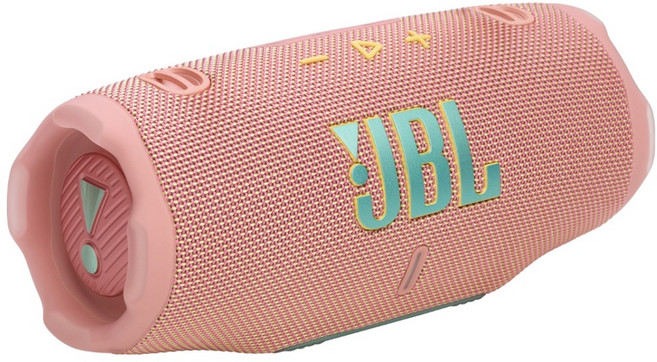 JBL 便攜型防水藍牙喇叭, 粉紅色, Charge 6