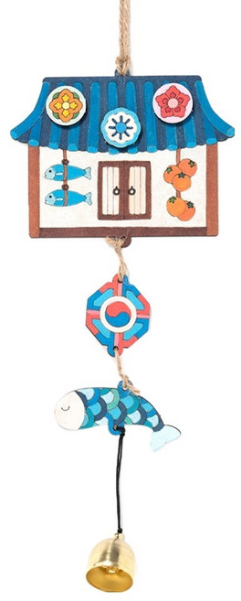 민화샵 옛날집 풍경 만들기 세트 기와집 S250033A, 혼합색상, 5세트