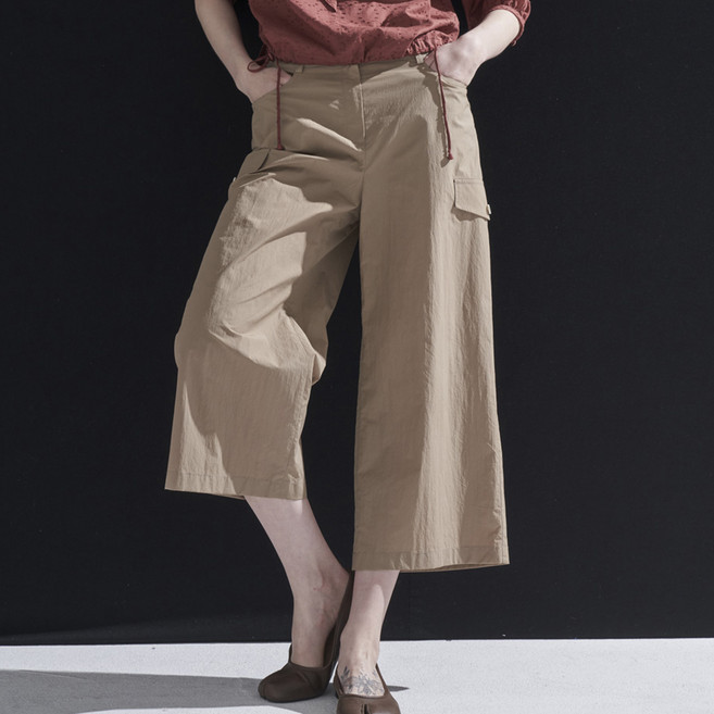 올리비아로렌 여성용 백밴딩 와이드 팬츠 VVCDL5F7191