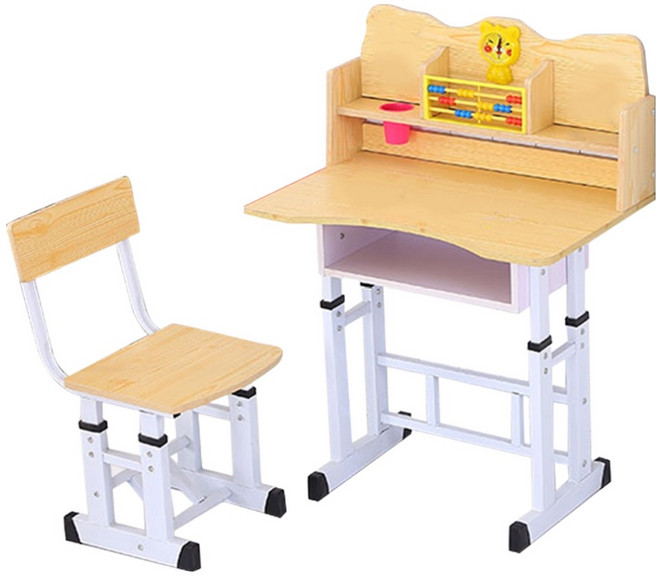 彬彬小鋪 超值兒童書桌椅, 黃色