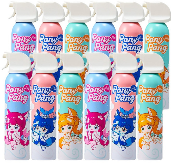 포니팡 버블클렌저 3종 x 4p 세트, 200ml, 12개