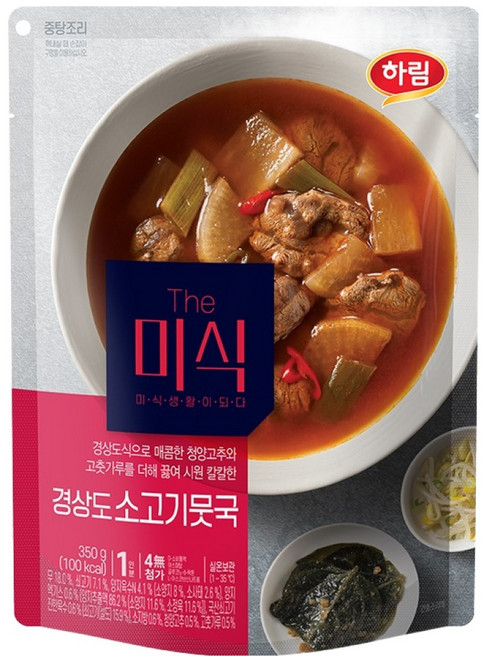 더미식 경상도 소고기뭇국, 350g, 1개