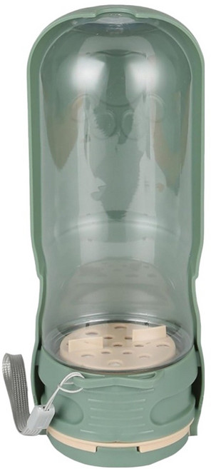 Pets Family 便攜式水瓶 大號 550ml WO071, 1個, 綠色
