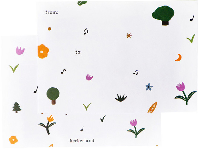 KerKerland 插畫信封袋, 6個裝, 春之歌