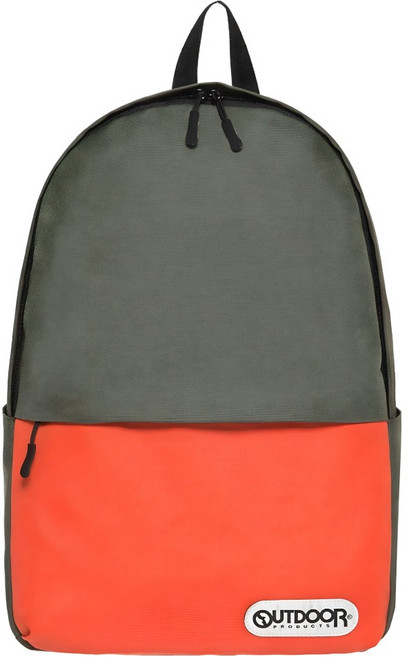 OUTDOOR PRODUCTS 後背包 OD225103OK, 橘色 + 卡其綠