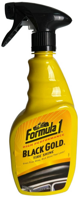 Formula1 黑金輪胎亮光劑 F615238, 1個, 680ml