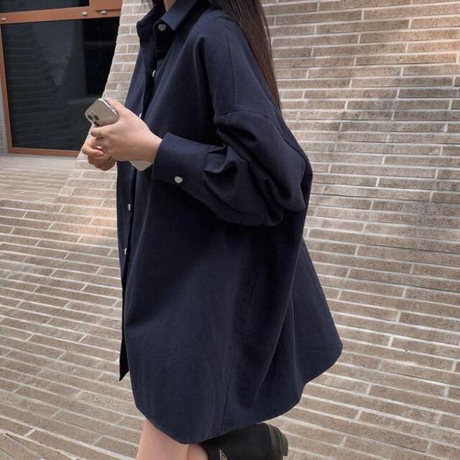 unheve 女款寬鬆版型日常襯衫