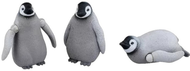 ANIA 國王企鵝寶寶 動物模型 AS-31, 1套