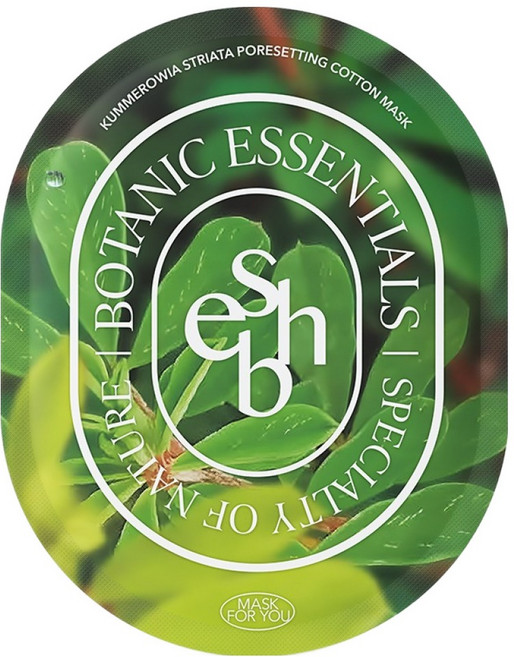 essenherb 解結毛孔定妝棉片面膜, 1個