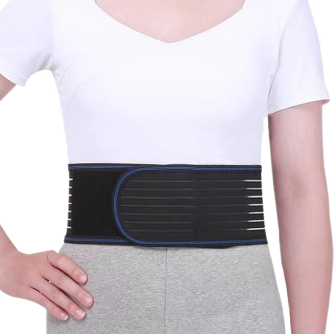 리치라인 심플한 예쁜 허리보호대 고탄성 무강판 블랙, 1개