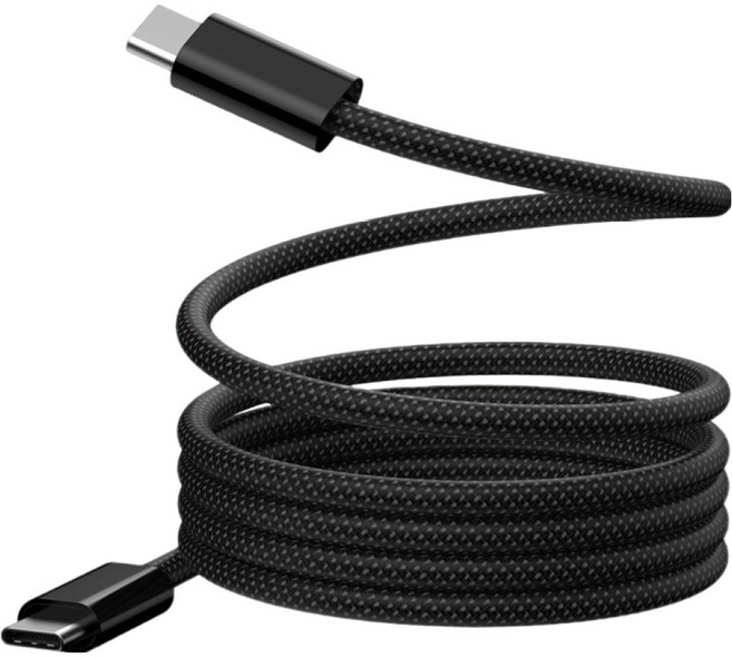 OMG type-c 磁吸式快充線 iphone17快充線 PD60W, 1個, 黑色, 1m