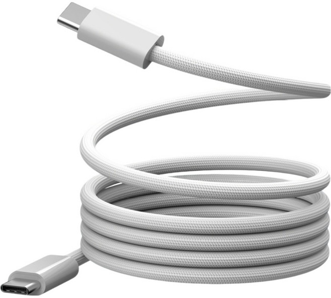 OMG type-c 磁吸式快充線 iphone17快充線 PD60W, 1個, 白色, 1m