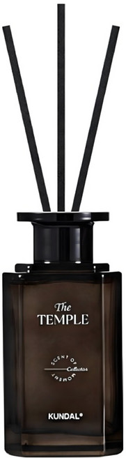 KUNDAL 昆黛爾 香氛瞬間家用擴香瓶 廟宇香, 1個, 深棕色, 200ml