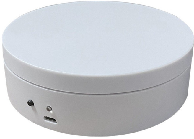 POWERCAT 飾品珠寶旋轉展示台 承重3kg, 1個, 白色磨砂