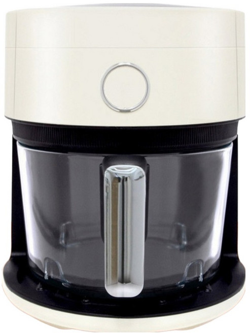 재원전자 간편세척 유리 에어프라이어, JAF1001D, 아이보리