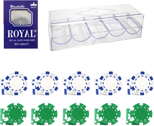 다싸닷컴 색깔칩 2종 x 50p + 아크릴케이스 + 로얄카드 A4 세트, 화이트, 그린(색깔칩), 1세트