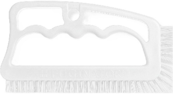 푸기네이터 HACCP 화장실 틈새 청소솔, 화이트 + 화이트, 1개
