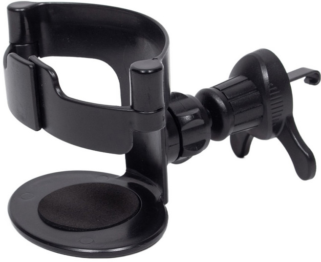 더쎈 차량용 송풍구 컵홀더, 블랙, 1개