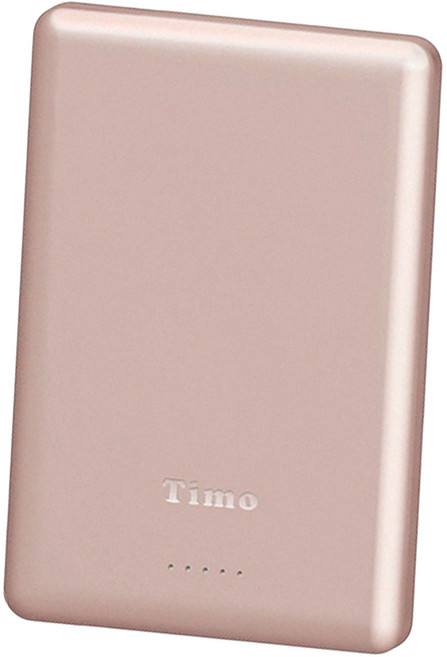 Timo 超薄3合1磁吸電源 5000mAh Type-C, 金色, HQ-PW001