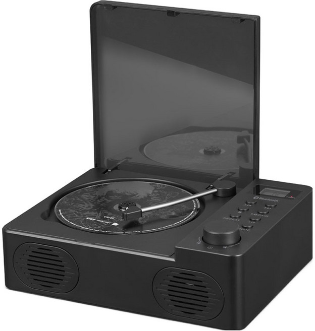 브리츠 CD플레이어 휴대용 라디오 블루투스 스피커, BZ-YM10, 블랙