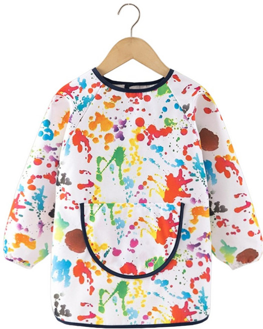 아트조이 아동용 긴소매 미술 가운, 스팟