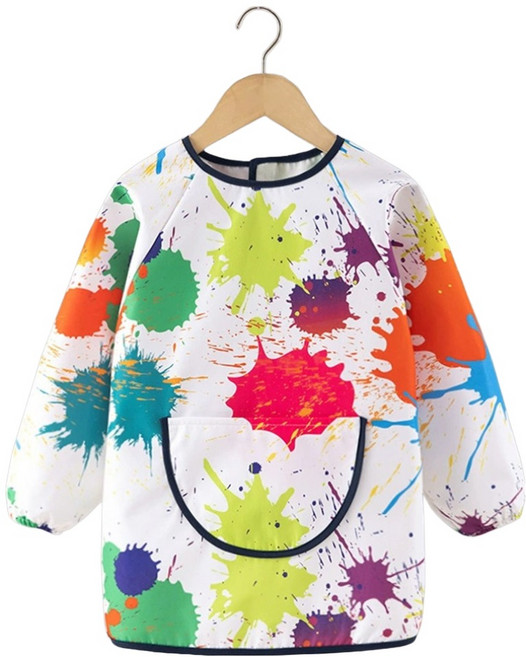 아트조이 아동용 긴소매 미술 가운, 그래피티