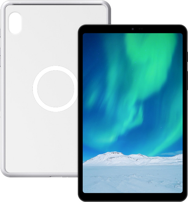 아이뮤즈 뮤패드 K8 전용 마그네틱 TPU 케이스, 그레이+반투명, 1개