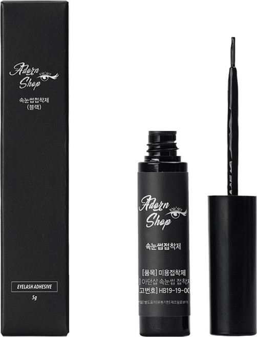 아던샵 쌍커풀액 속눈썹 접착제 5g, 블랙, 1개