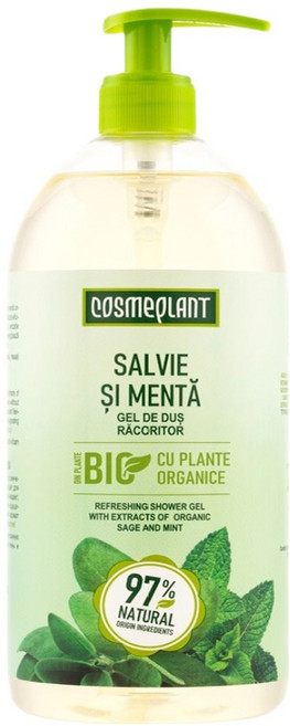 摩爾多瓦 COSMEPLANT 鼠尾草薄荷放鬆沐浴露, 1L, 1個