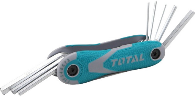 토탈툴스 공구 멀티툴 맥가이버 포켓 육각렌치, 1개