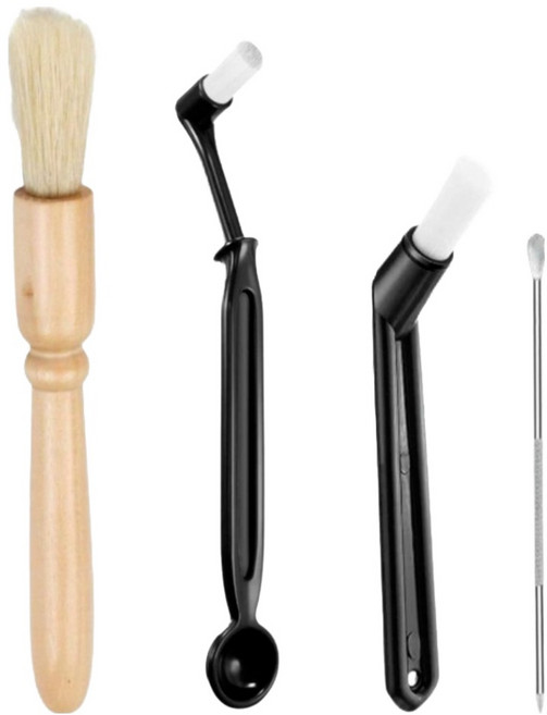 모나홈 간편 바리스타 커피머신 청소솔 4종 세트, 혼합색상, 1세트