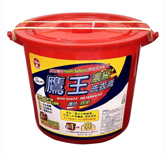 KINGEAGLE 鷹王 濃縮洗衣膏, 6kg, 1桶